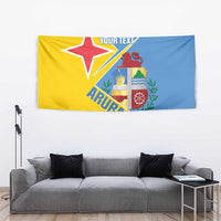 Custom Aruba Football Tapestry 2025 Coat Of Arms Style