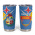 Custom Aruba Football Tumbler Cup 2025 Coat Of Arms Style