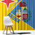 Custom Aruba Football Window Curtain 2025 Coat Of Arms Style