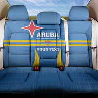 Custom Aruba Football Back Car Seat Cover 2025 Go Champions Flag Color