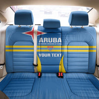Custom Aruba Football Back Car Seat Cover 2025 Go Champions Flag Color