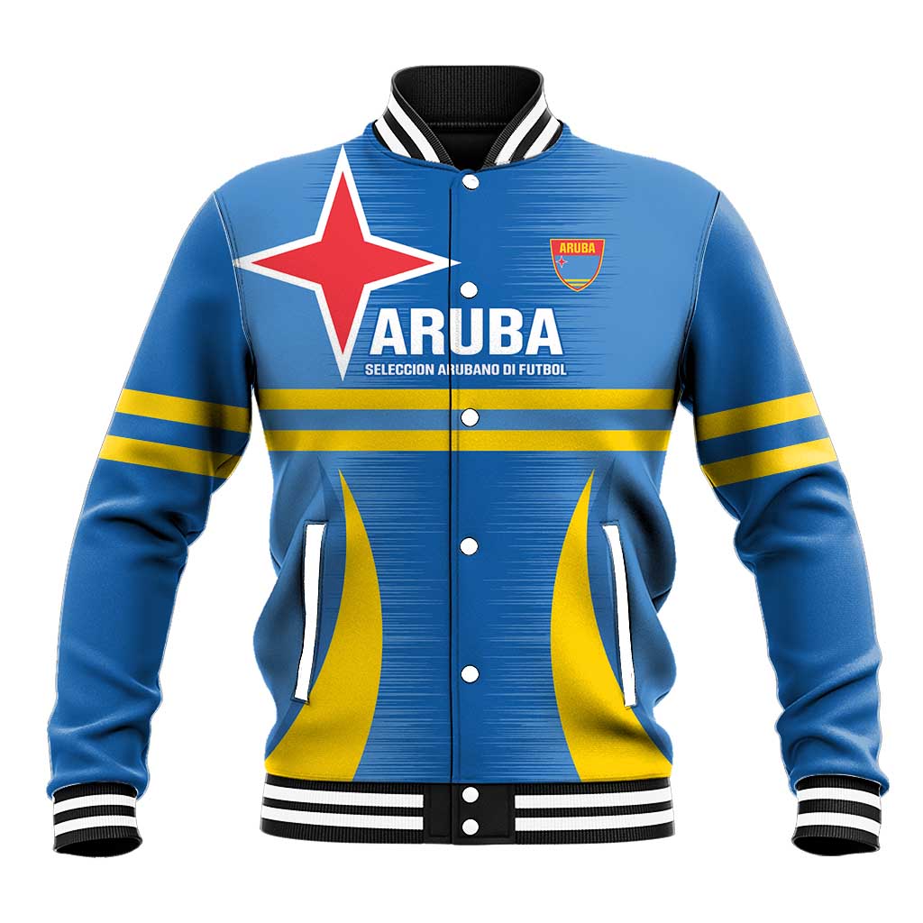 Custom Aruba Football Baseball Jacket 2025 Go Champions Flag Color