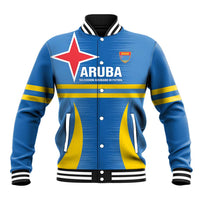 Custom Aruba Football Baseball Jacket 2025 Go Champions Flag Color