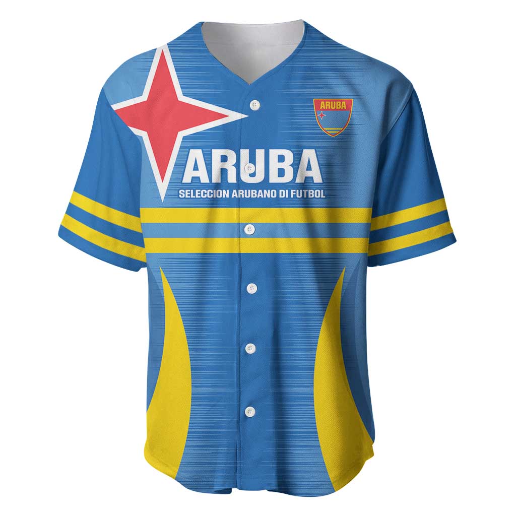 Custom Aruba Football Baseball Jersey 2025 Go Champions Flag Color