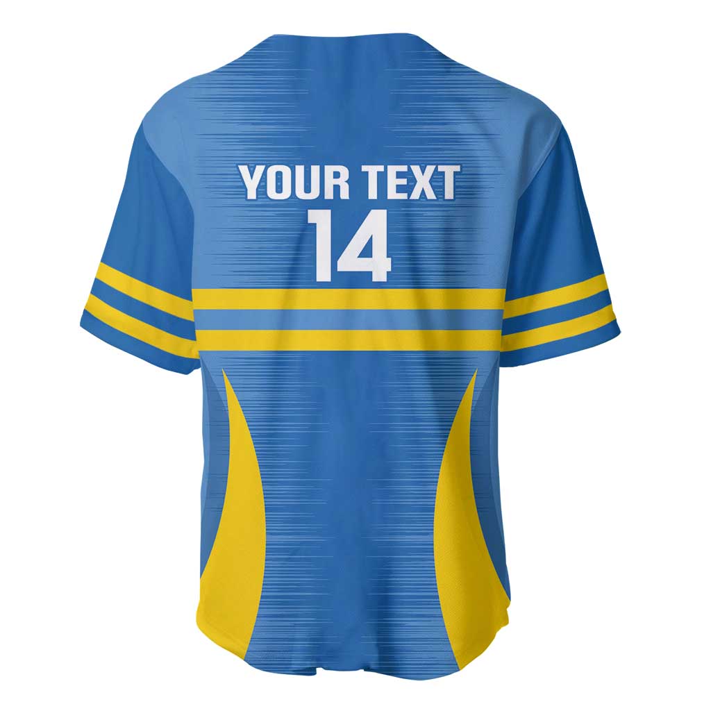 Custom Aruba Football Baseball Jersey 2025 Go Champions Flag Color