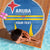 Custom Aruba Football Beach Blanket 2025 Go Champions Flag Color