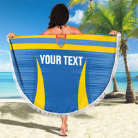 Custom Aruba Football Beach Blanket 2025 Go Champions Flag Color