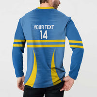 Custom Aruba Football Button Sweatshirt 2025 Go Champions Flag Color