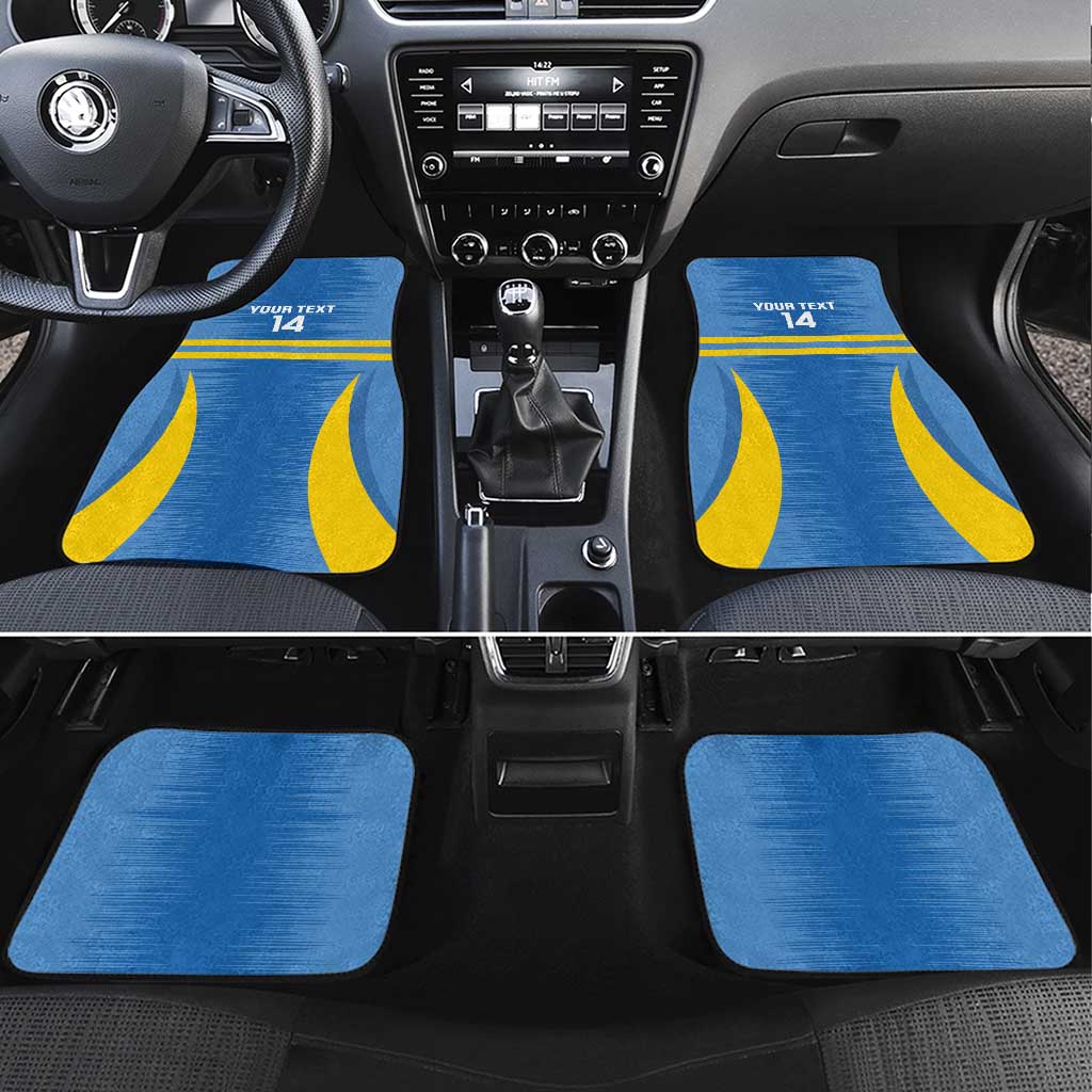 Custom Aruba Football Car Mats 2025 Go Champions Flag Color