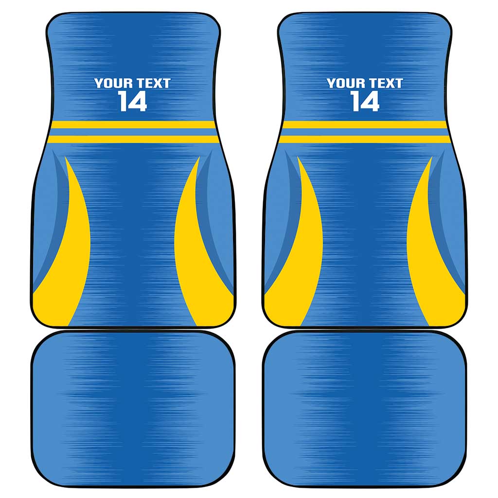 Custom Aruba Football Car Mats 2025 Go Champions Flag Color