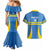 Custom Aruba Football Couples Matching Mermaid Dress and Hawaiian Shirt 2025 Go Champions Flag Color