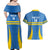 Custom Aruba Football Couples Matching Off Shoulder Maxi Dress and Hawaiian Shirt 2025 Go Champions Flag Color