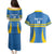 Custom Aruba Football Couples Matching Puletasi and Hawaiian Shirt 2025 Go Champions Flag Color
