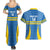 Custom Aruba Football Couples Matching Summer Maxi Dress and Hawaiian Shirt 2025 Go Champions Flag Color