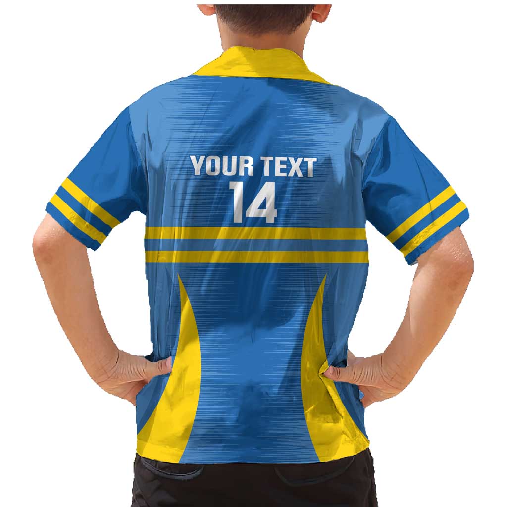 Custom Aruba Football Family Matching Mermaid Dress and Hawaiian Shirt 2025 Go Champions Flag Color