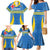 Custom Aruba Football Family Matching Mermaid Dress and Hawaiian Shirt 2025 Go Champions Flag Color