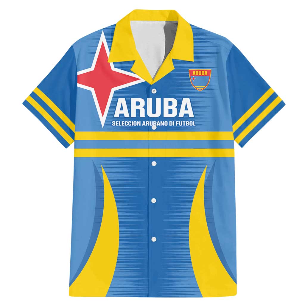 Custom Aruba Football Family Matching Mermaid Dress and Hawaiian Shirt 2025 Go Champions Flag Color