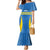 Custom Aruba Football Family Matching Mermaid Dress and Hawaiian Shirt 2025 Go Champions Flag Color
