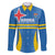 Custom Aruba Football Family Matching Off The Shoulder Long Sleeve Dress and Hawaiian Shirt 2025 Go Champions Flag Color