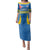 Custom Aruba Football Family Matching Puletasi and Hawaiian Shirt 2025 Go Champions Flag Color