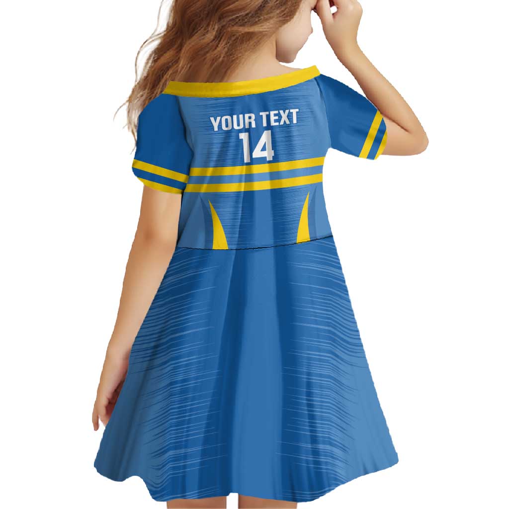 Custom Aruba Football Family Matching Short Sleeve Bodycon Dress and Hawaiian Shirt 2025 Go Champions Flag Color