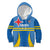 Custom Aruba Football Kid Hoodie 2025 Go Champions Flag Color