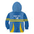 Custom Aruba Football Kid Hoodie 2025 Go Champions Flag Color