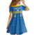 Custom Aruba Football Kid Short Sleeve Dress 2025 Go Champions Flag Color