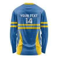 Custom Aruba Football Long Sleeve Shirt 2025 Go Champions Flag Color