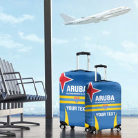 Custom Aruba Football Luggage Cover 2025 Go Champions Flag Color