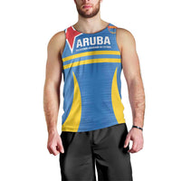 Custom Aruba Football Men Tank Top 2025 Go Champions Flag Color
