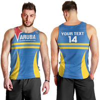 Custom Aruba Football Men Tank Top 2025 Go Champions Flag Color