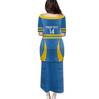 Custom Aruba Football Puletasi 2025 Go Champions Flag Color