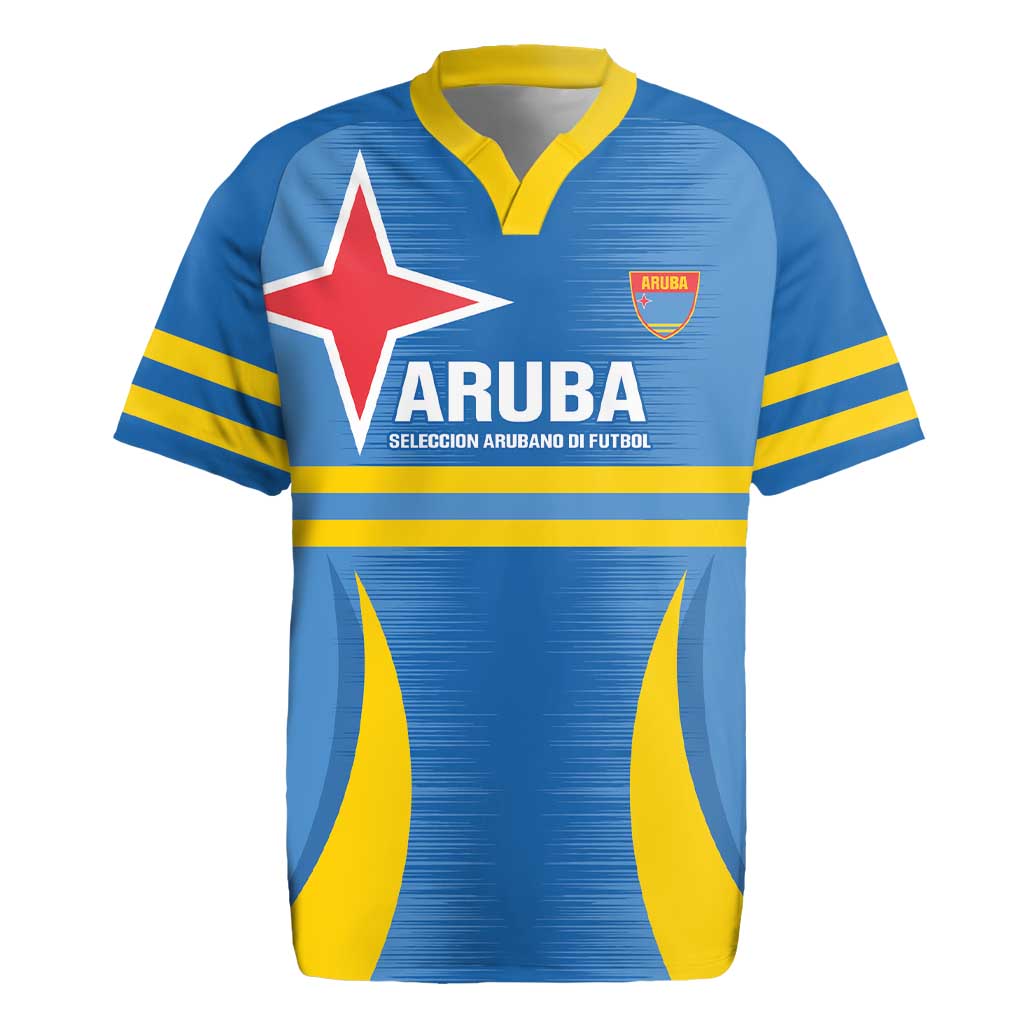 Custom Aruba Football Rugby Jersey 2025 Go Champions Flag Color