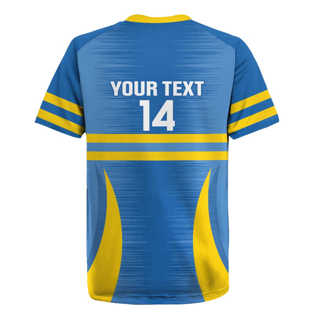 Custom Aruba Football Rugby Jersey 2025 Go Champions Flag Color