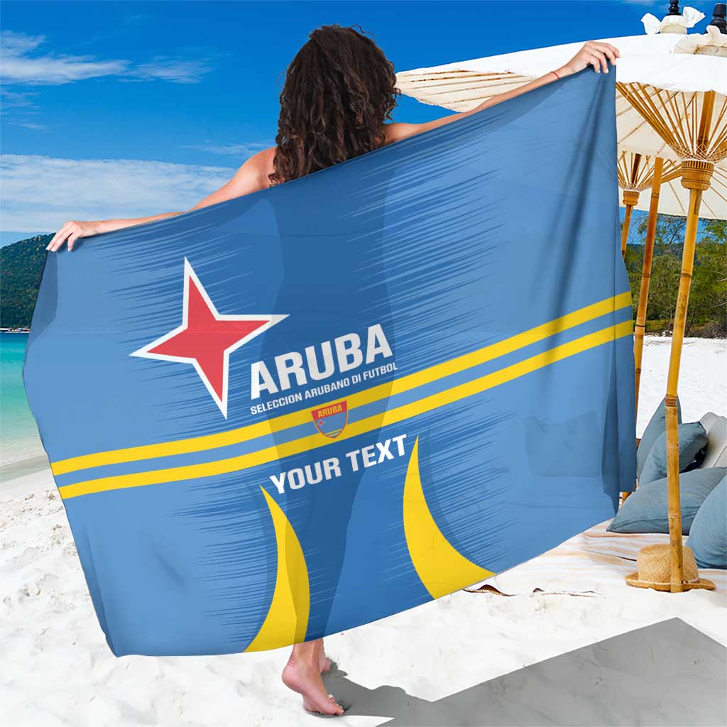 Custom Aruba Football Sarong 2025 Go Champions Flag Color