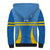 Custom Aruba Football Sherpa Hoodie 2025 Go Champions Flag Color