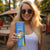 Custom Aruba Football Skinny Tumbler 2025 Go Champions Flag Color