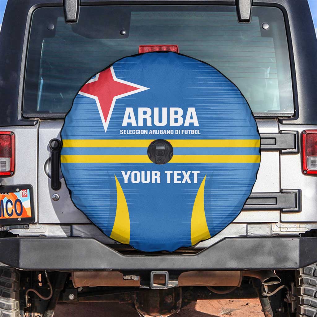 Custom Aruba Football Spare Tire Cover 2025 Go Champions Flag Color