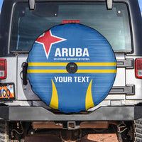 Custom Aruba Football Spare Tire Cover 2025 Go Champions Flag Color