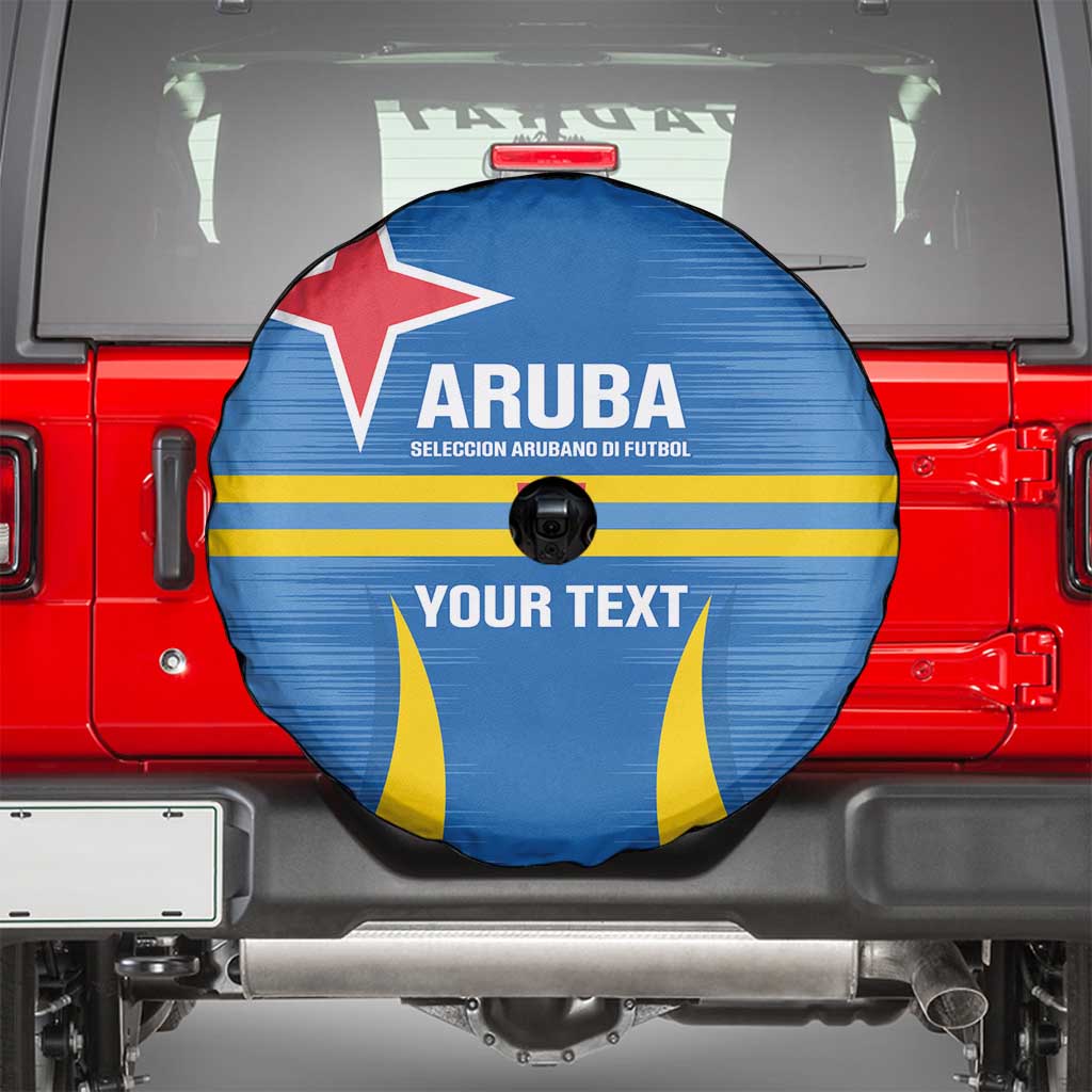 Custom Aruba Football Spare Tire Cover 2025 Go Champions Flag Color