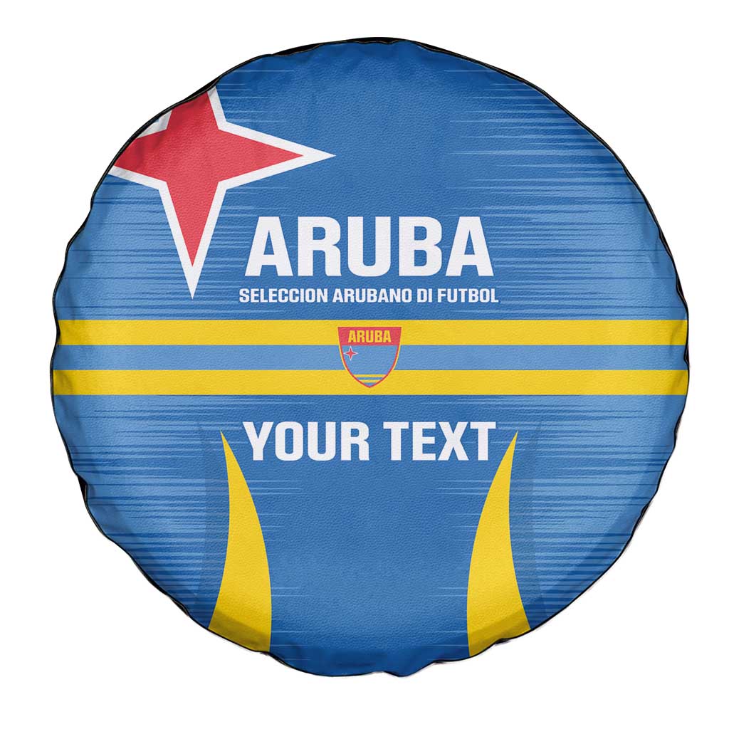Custom Aruba Football Spare Tire Cover 2025 Go Champions Flag Color