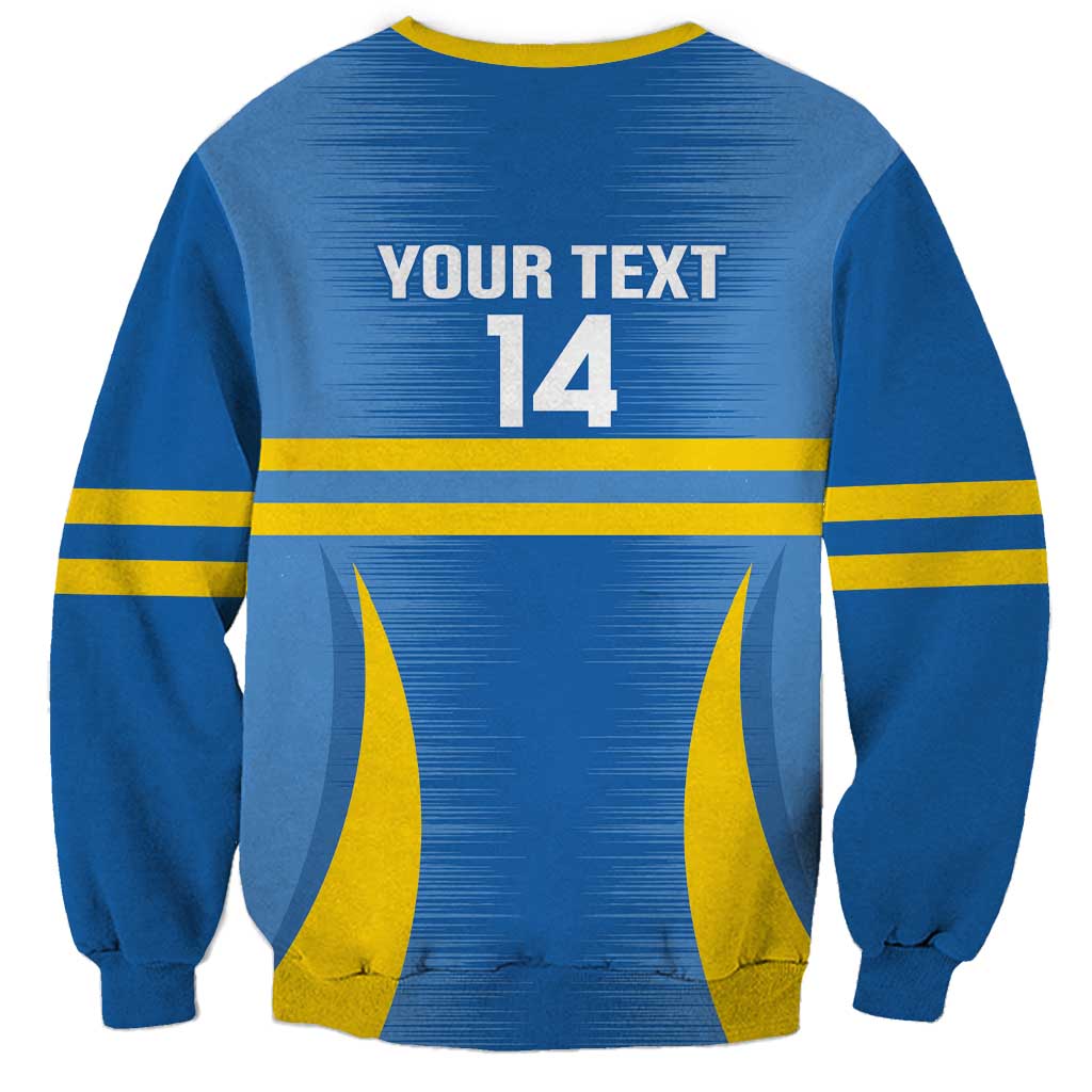 Custom Aruba Football Sweatshirt 2025 Go Champions Flag Color