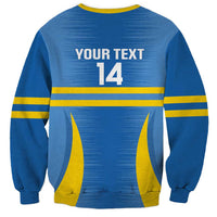 Custom Aruba Football Sweatshirt 2025 Go Champions Flag Color