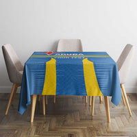 Custom Aruba Football Tablecloth 2025 Go Champions Flag Color