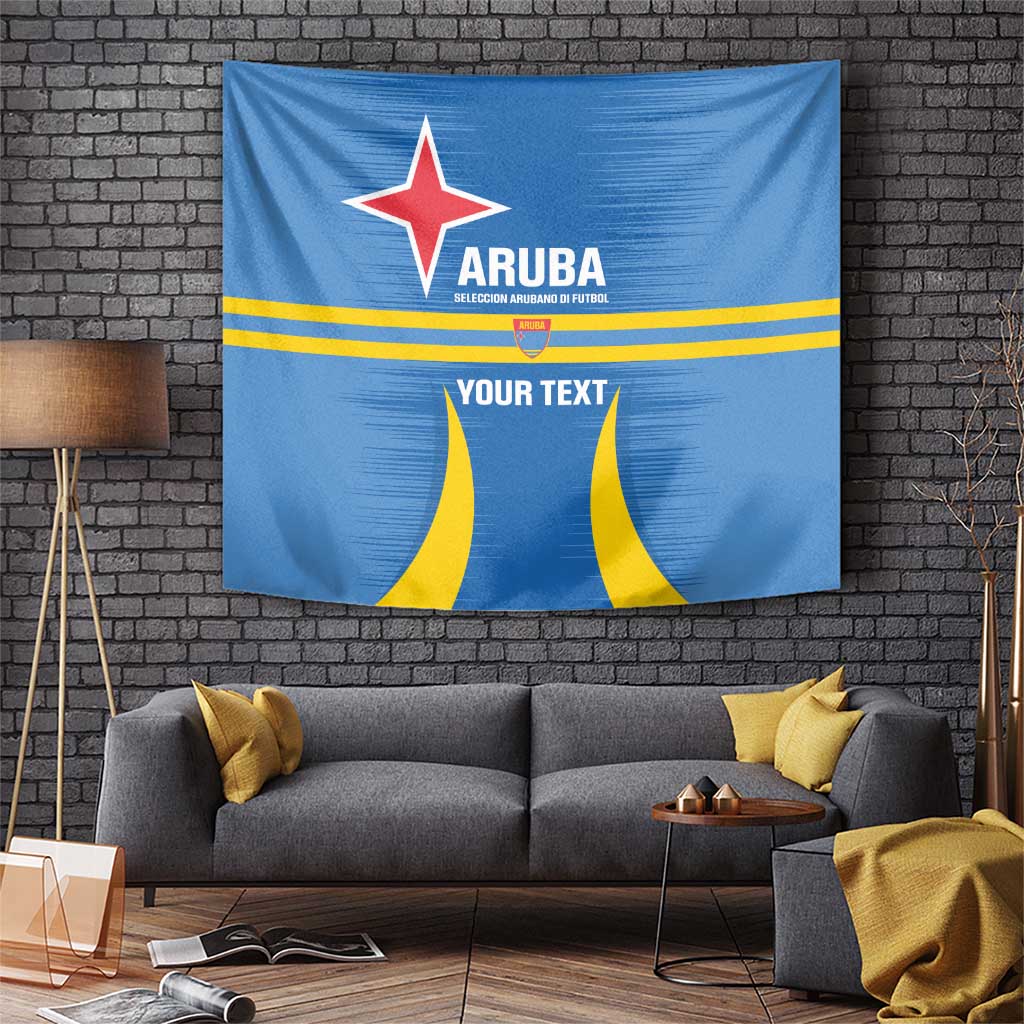 Custom Aruba Football Tapestry 2025 Go Champions Flag Color