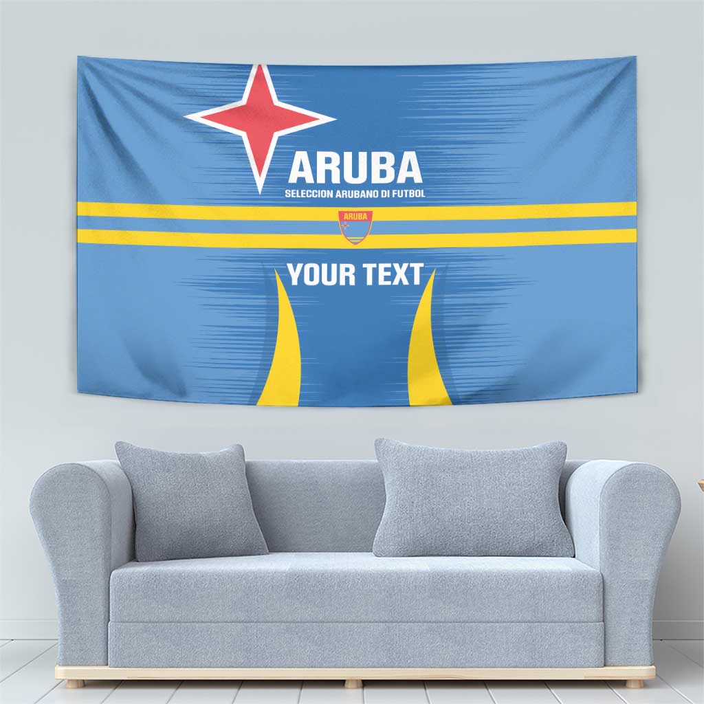 Custom Aruba Football Tapestry 2025 Go Champions Flag Color