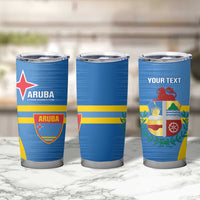 Custom Aruba Football Tumbler Cup 2025 Go Champions Flag Color