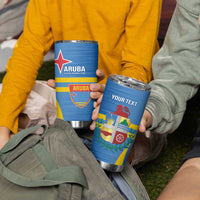 Custom Aruba Football Tumbler Cup 2025 Go Champions Flag Color