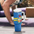 Custom Aruba Football Tumbler With Handle 2025 Go Champions Flag Color